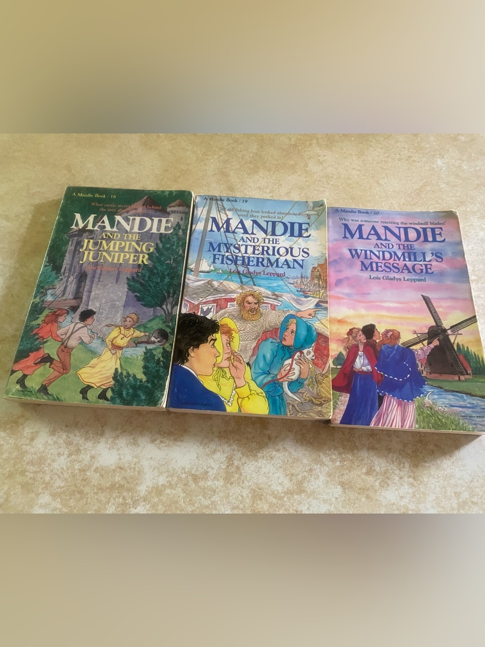 Mandie books by Lois leopard books 18,19,20